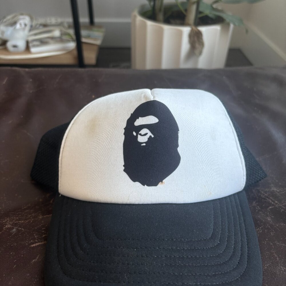 Authentic BAPE Family Bag Apehead Hat